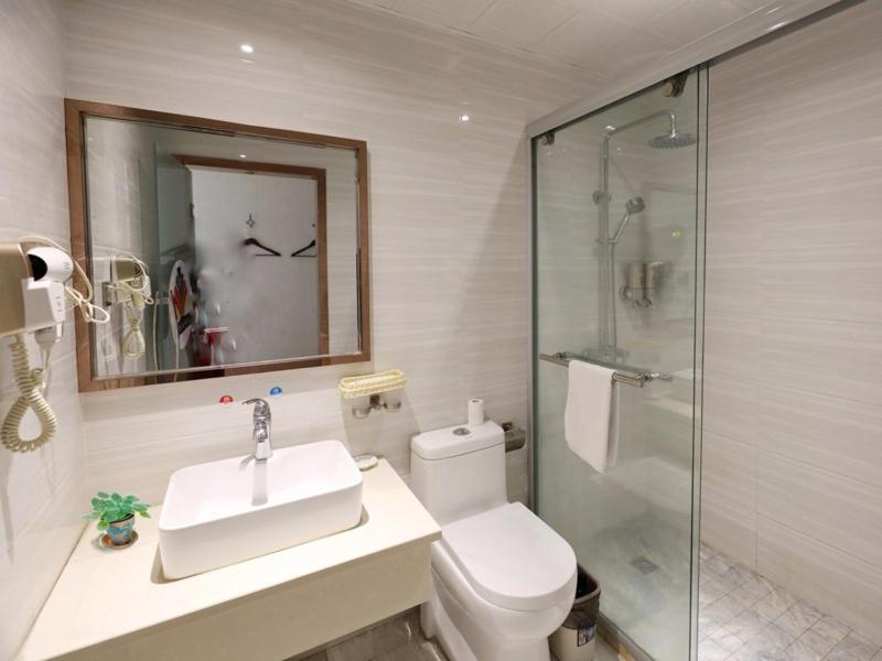 GreenTree Alliance Shanghai Minhang District Hongqiao Hub Huanghua Road Hotel Luaran gambar